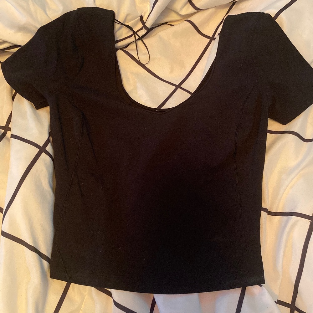 Lululemom black align t shirt